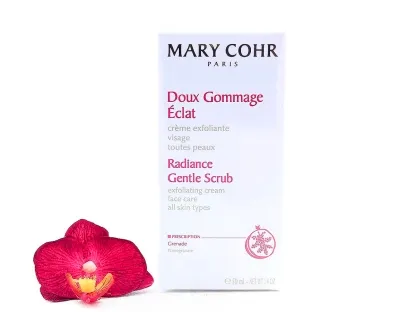 Mary Cohr Radiance Gentle Scrub פילינג פנים על בסיס גרגרי רימונים