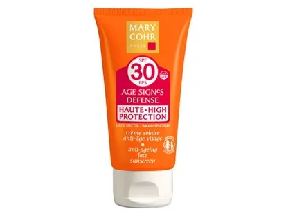 Mary Cohr Age Signes Defense מארי קור קרם אנטי אייג'ינג SPF30